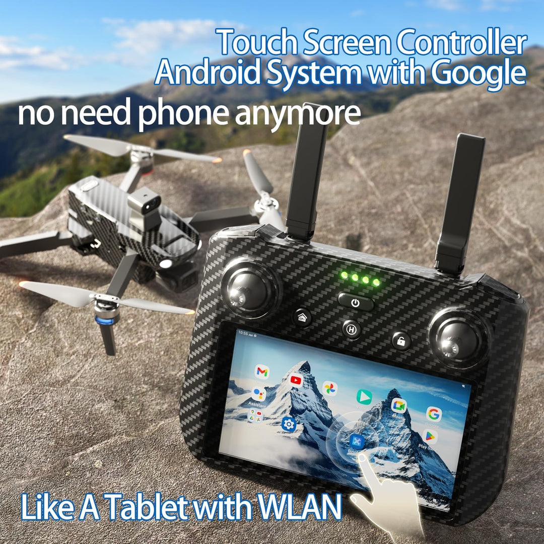 Bingchat Pro Drone 4K EIS 360° 5mi Range 84min Battery