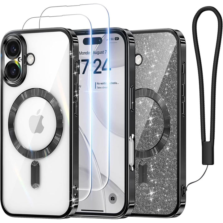 Cosmic Orange Glitter MagSafe Case for iPhone 17 Pro Max