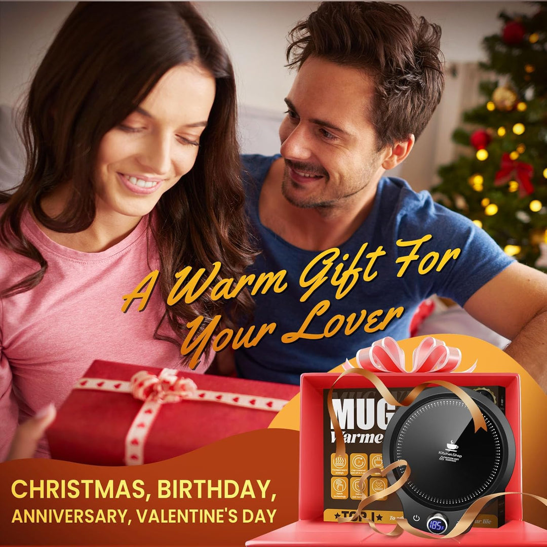 QuickHeat Mug Warmer - Adjustable Temp & Timer