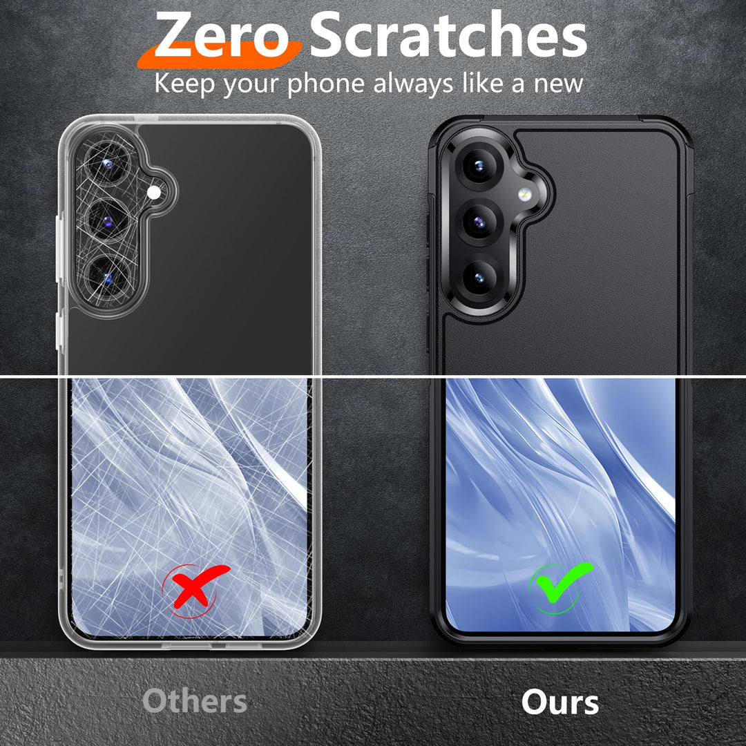 Red2Fire Designed for Samsung Galaxy A16 5G Case, [Military Grade Drop Protection] Non-Slip Heavy Duty Full Body Shockproof Protection Phone Case Galaxy A16 5G Case,Black - DOKUTRONIX