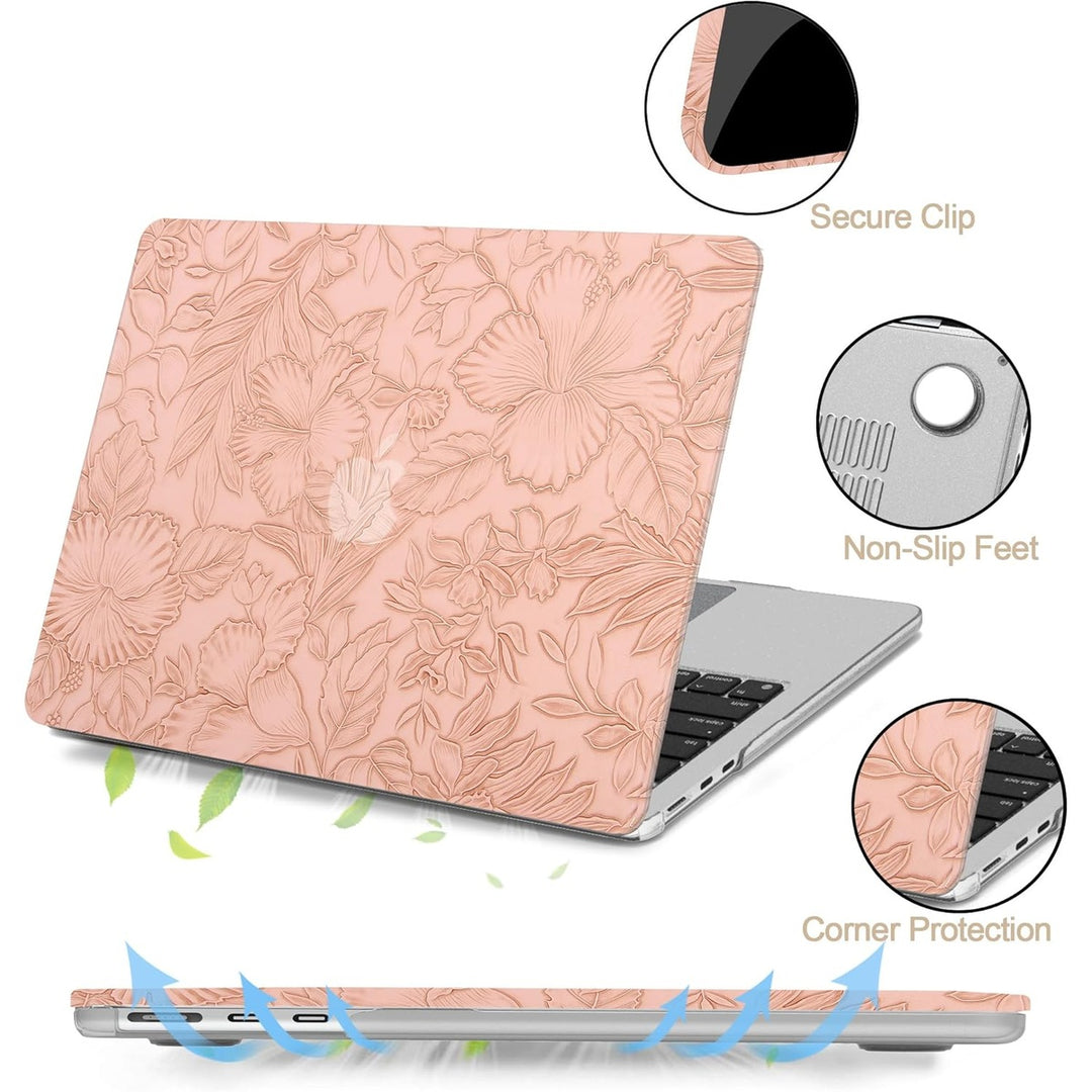 Floral Elegance MacBook Air 13.6 Case & Cover