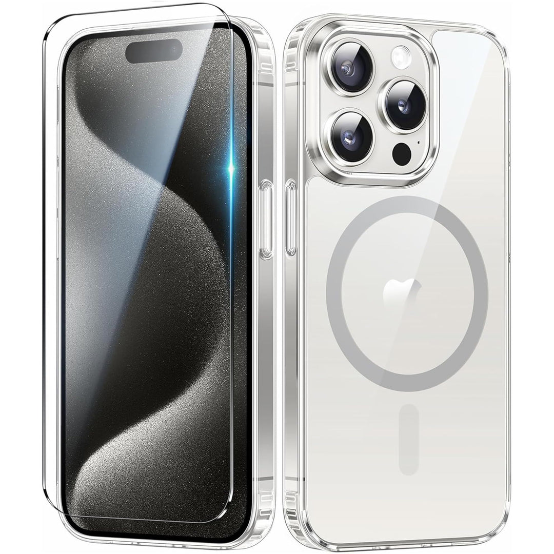 MaxGuard ClearShield: Magnetic Anti-Yellow iPhone Case