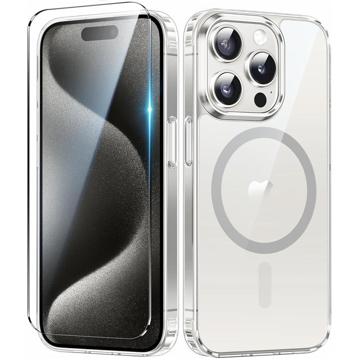 MaxGuard ClearShield: Magnetic Anti-Yellow iPhone Case