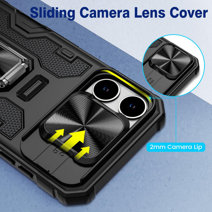 VEGO Armor Case for iPhone 16 Pro Max - Black