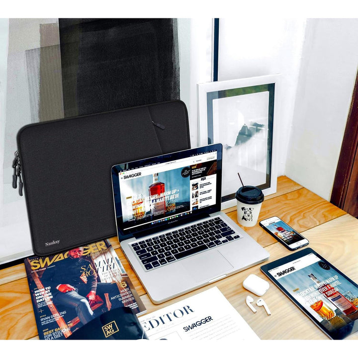 Gray Shockproof 13.3 Laptop Sleeve & Accessory Bag