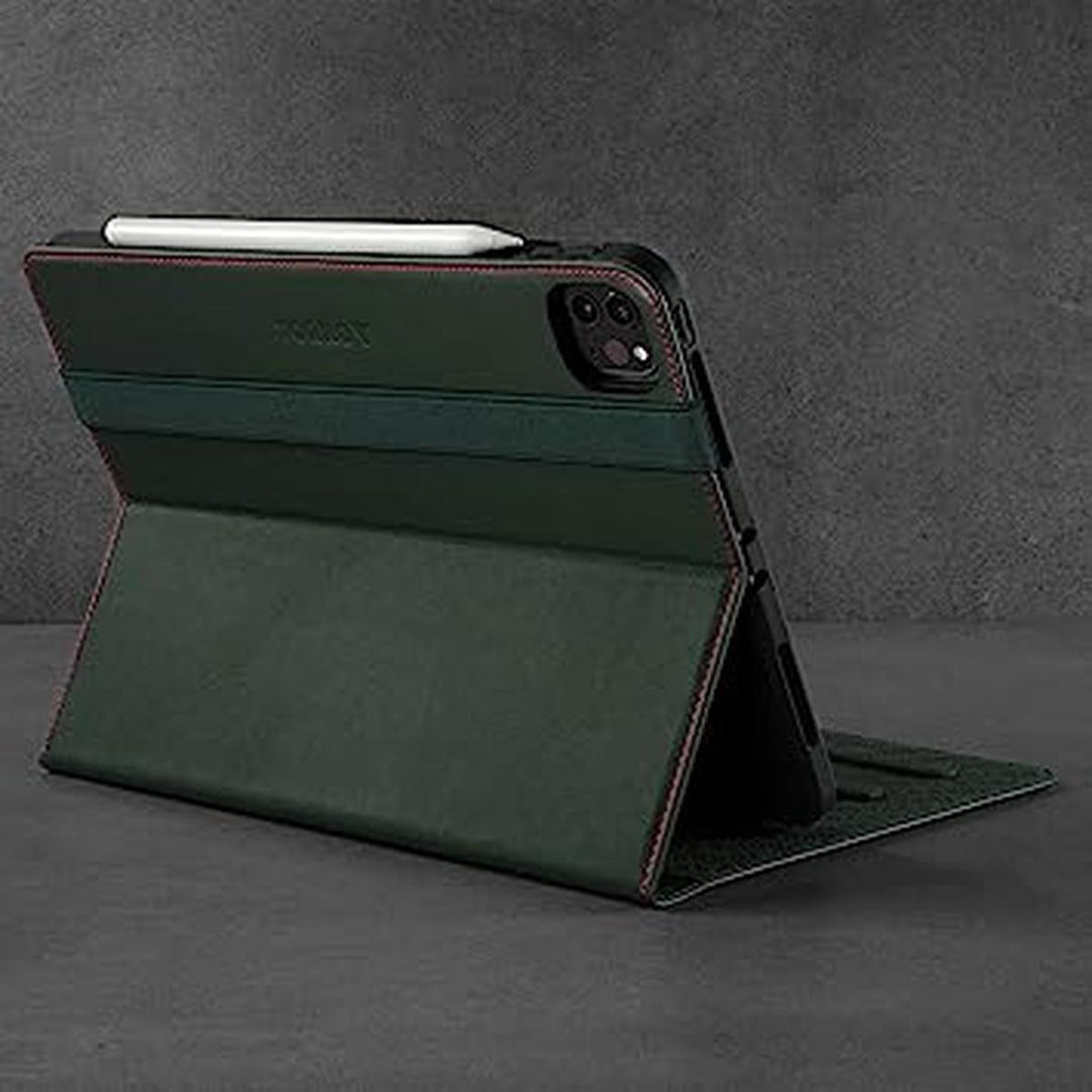 Torro Luxe Leather Case for iPad Pro 11 - Green - DOKUTRONIX