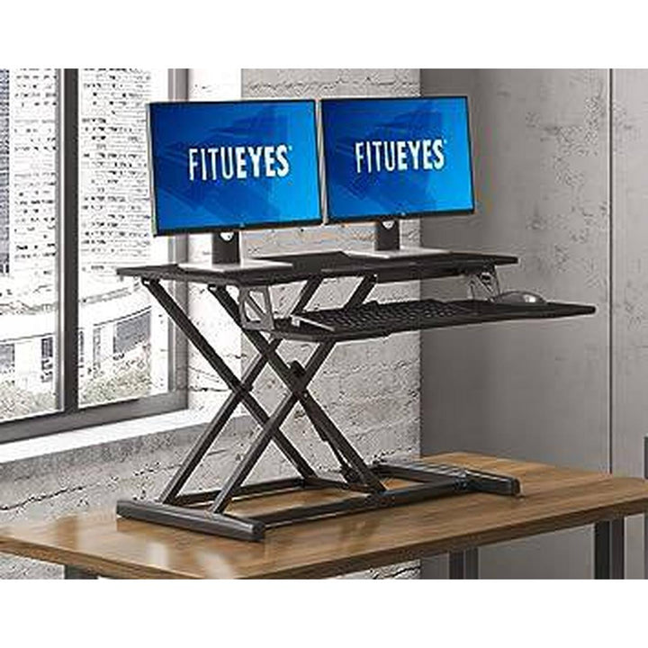 FlexiDesk 32 - Adjustable Standing Desk Converter - DOKUTRONIX