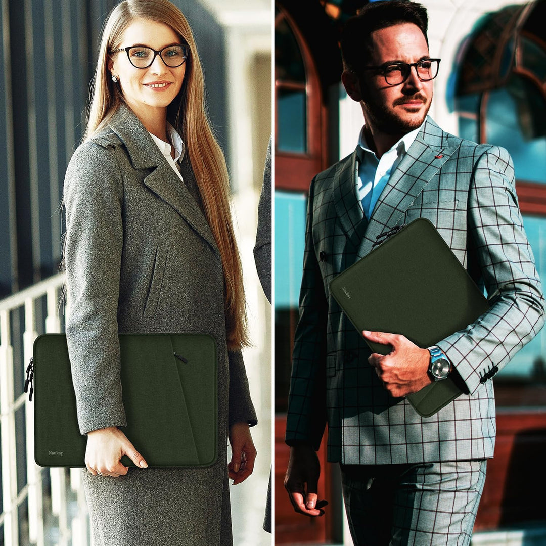 Gray Shockproof 13.3 Laptop Sleeve & Accessory Bag