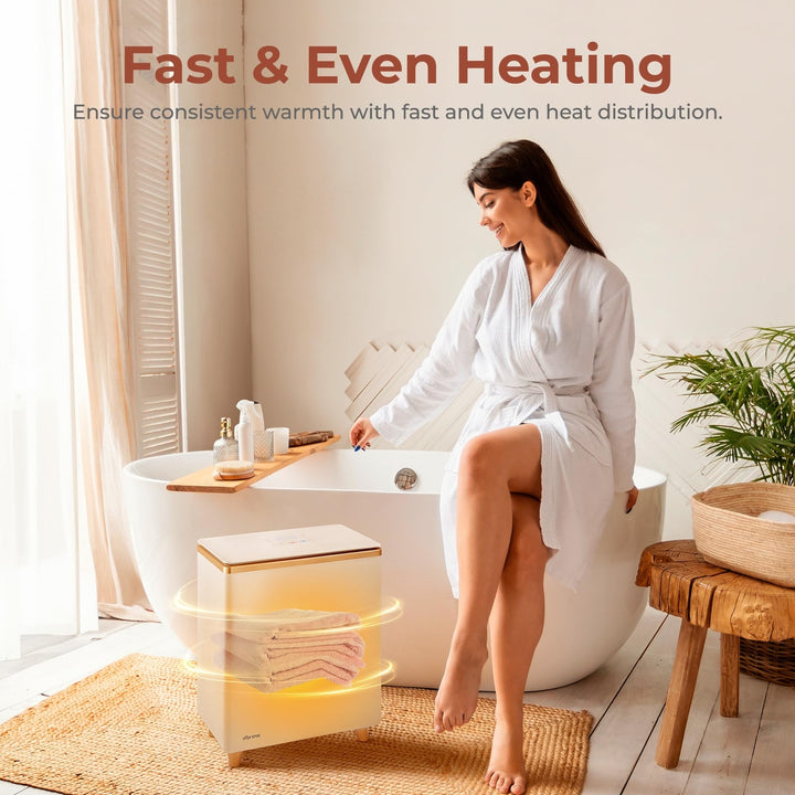 SereneLife Luxe Towel Warmer - Spa & Home Comfort