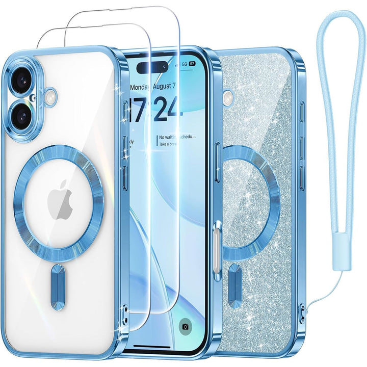 Cosmic Orange Glitter MagSafe Case for iPhone 17 Pro Max