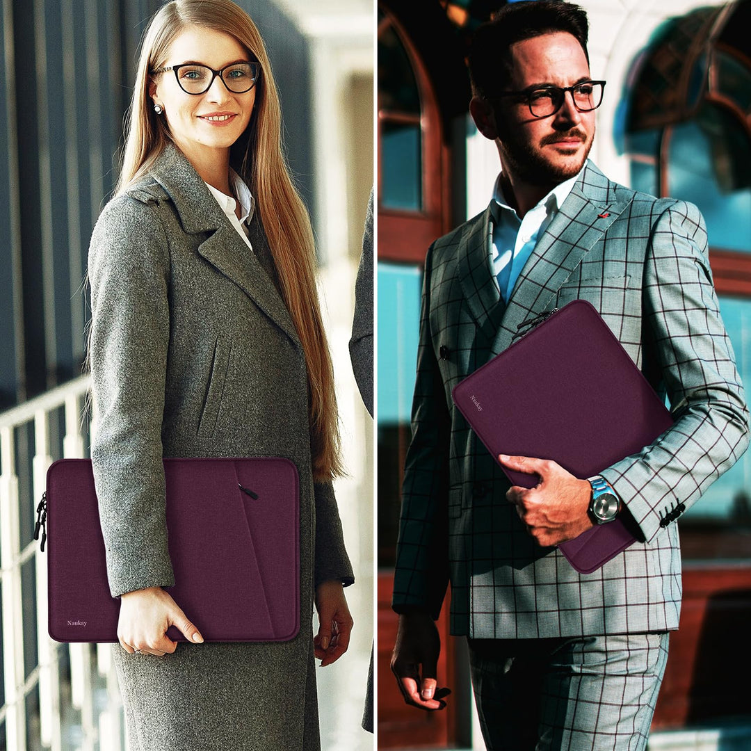 Gray Shockproof 13.3 Laptop Sleeve & Accessory Bag