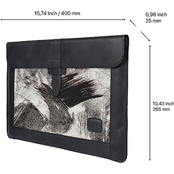 LuxeMac Premium Leather Sleeve for Elegance - DOKUTRONIX