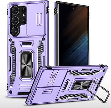ANNGELAS Samsung Galaxy S23 Ultra Case - Light Purple