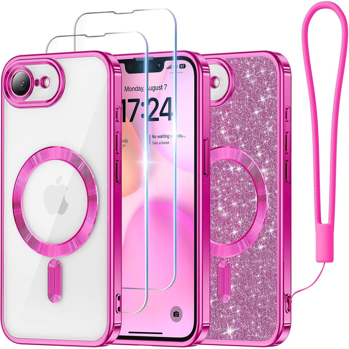 Cosmic Orange Glitter MagSafe Case for iPhone 17 Pro Max