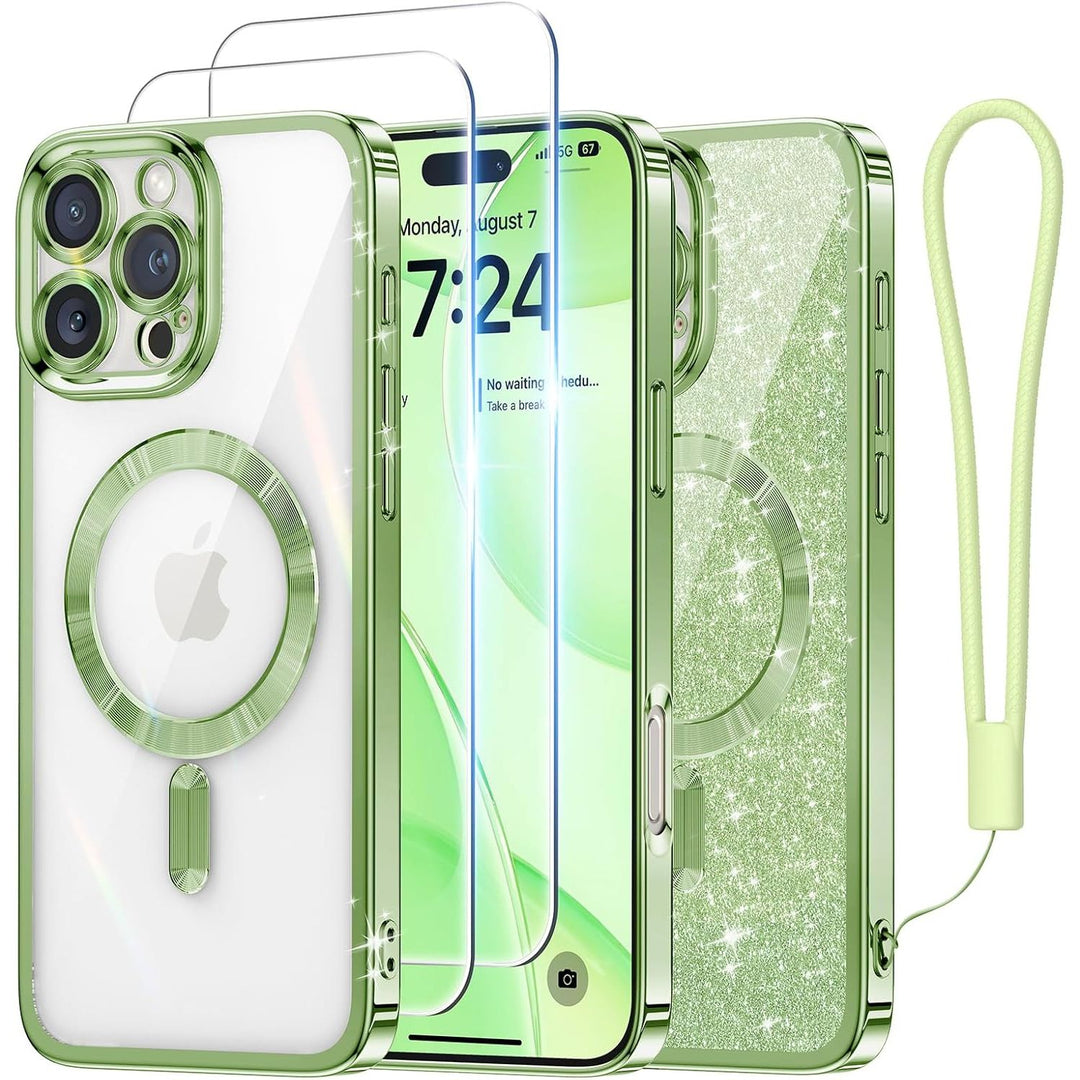 Cosmic Orange Glitter MagSafe Case for iPhone 17 Pro Max