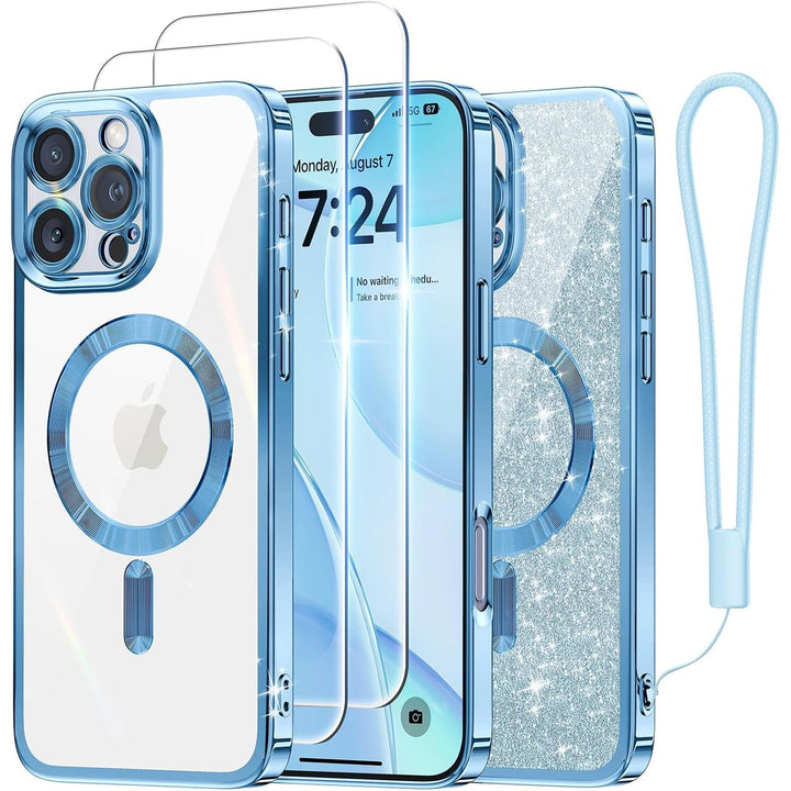 Cosmic Orange Glitter MagSafe Case for iPhone 17 Pro Max