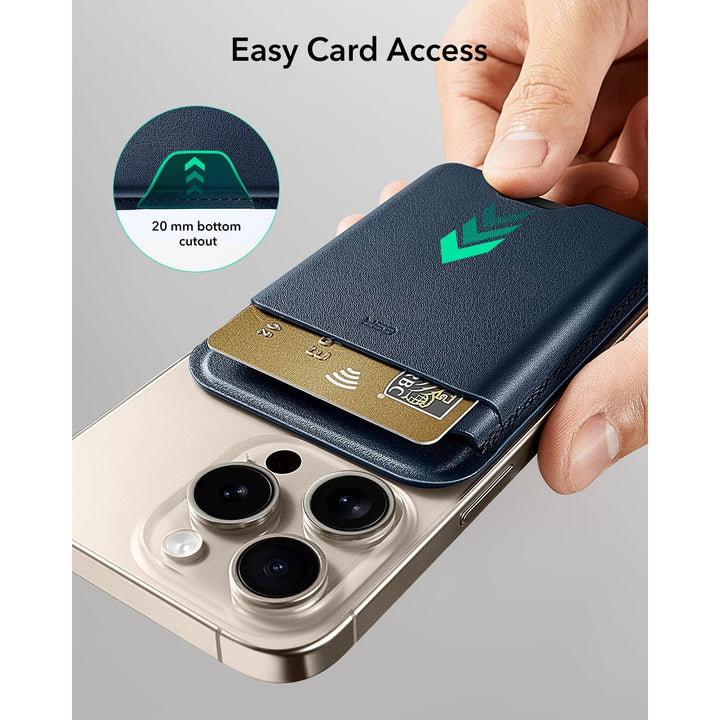 ESR MagSafe Slim Wallet - 5-Card RFID Black - DOKUTRONIX