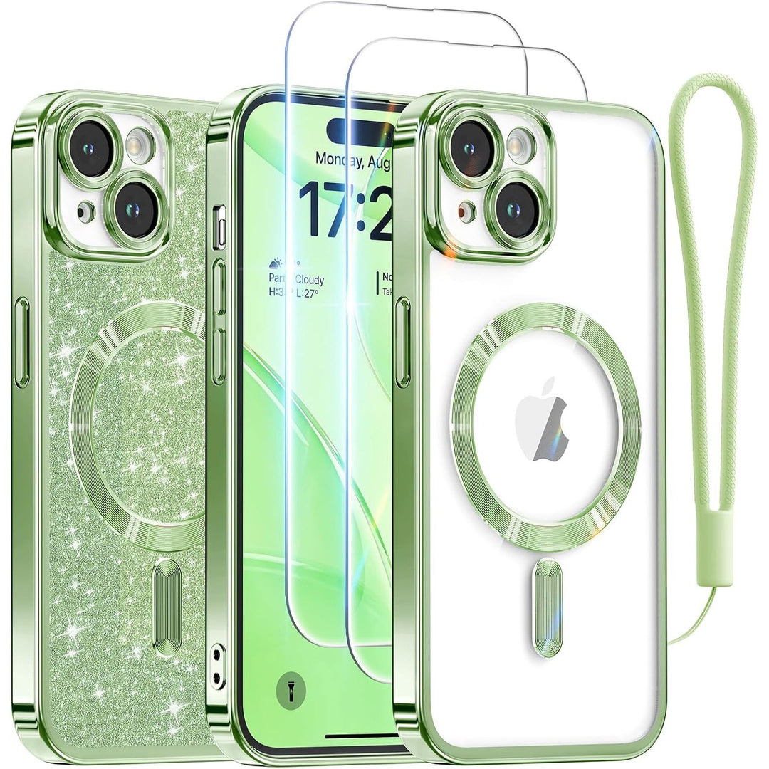 Cosmic Orange Glitter MagSafe Case for iPhone 17 Pro Max