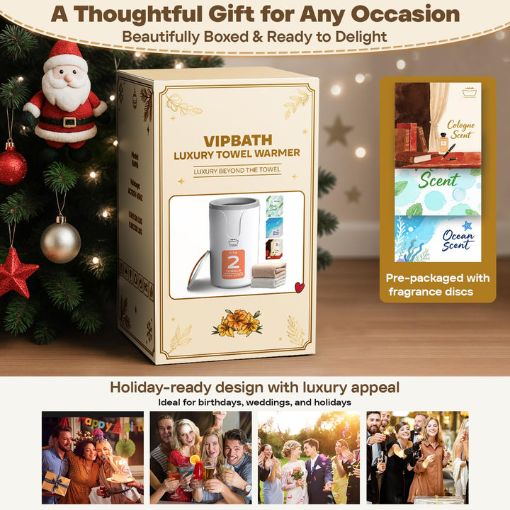 ScentSpa 20L Bucket - Dual Heat, 24H Timer, Wood-Grain Handle, Stainless Steel Interior