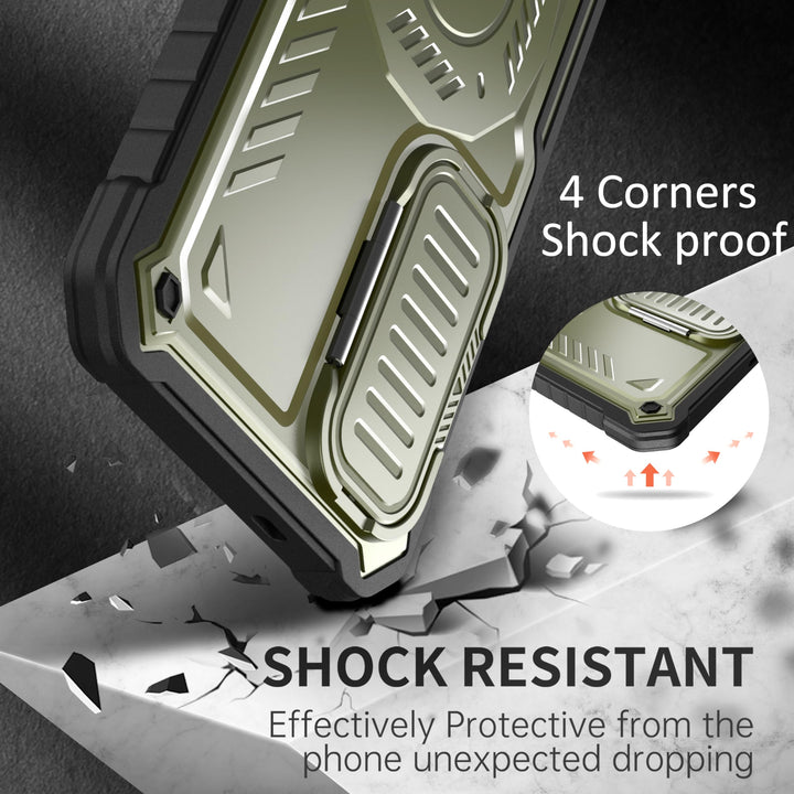 FITO for Samsung Galaxy A15 Case with Screen Protector, Military Grade Shockproof Phone Case with Camera Cover and Kickstand (Black) - DOKUTRONIX