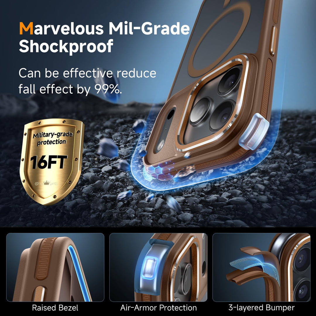 MagneFlex 3-in-1 iPhone 17 Pro Max Case - Red