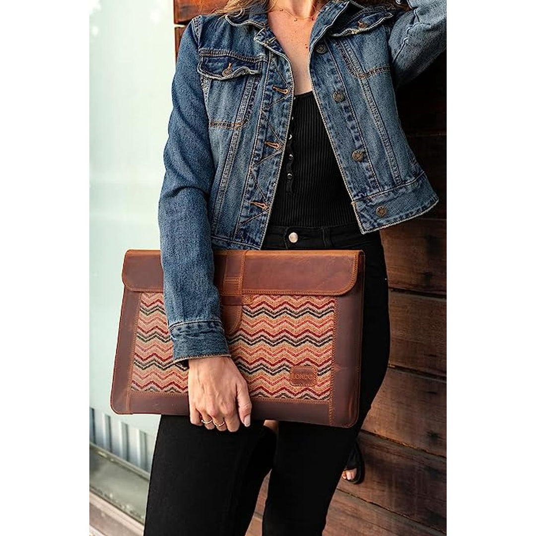 Londo Mink Leather MacBook Sleeve - 14/13/12.9 - DOKUTRONIX