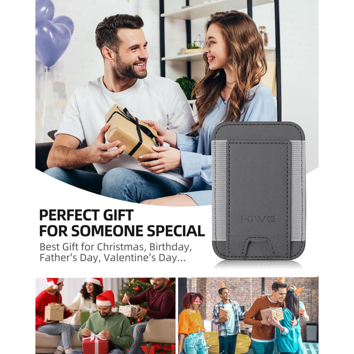 MagSafe Slim Wallet: Magnetic Leather Card Holder - DOKUTRONIX