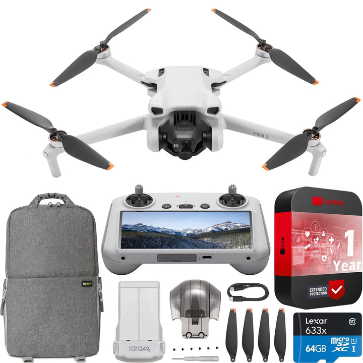 Mini 3 Drone Quad 4K Bundle