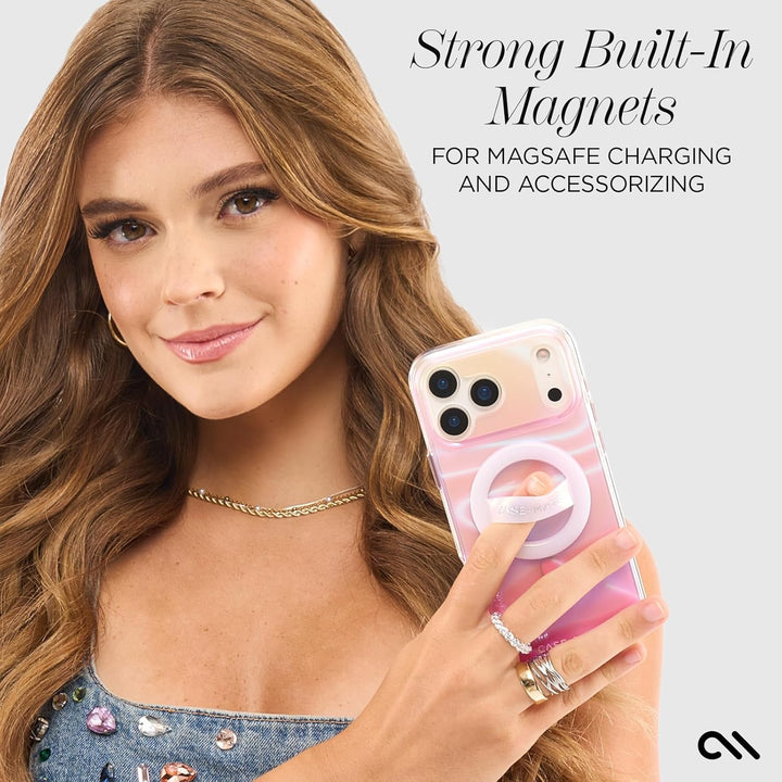 Gold Glitter MagSafe Case for iPhone 17 Pro Max, 12ft Drop