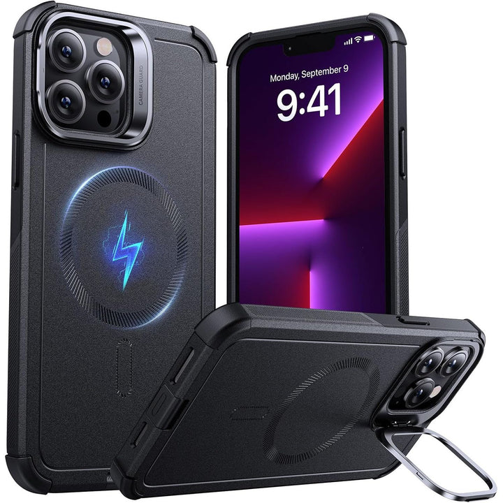 ESR Cyber Series MagSafe Stand Case, 23ft Drop, Green