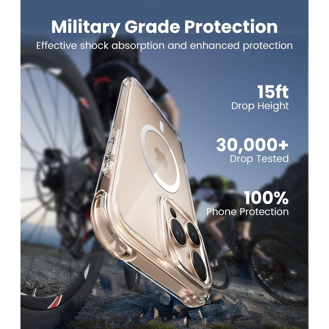 Mkeke Shield: Clear Military-Grade Case for iPhone 17