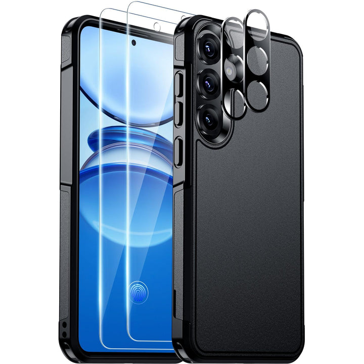 Red2Fire Designed for Samsung Galaxy A16 5G Case, [Military Grade Drop Protection] Non-Slip Heavy Duty Full Body Shockproof Protection Phone Case Galaxy A16 5G Case,Black - DOKUTRONIX