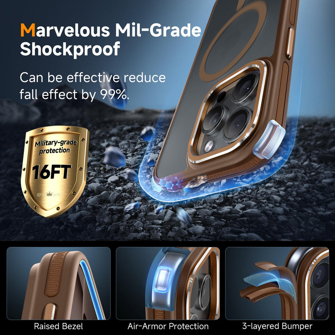 MagneFlex 3-in-1 iPhone 17 Pro Max Case - Red