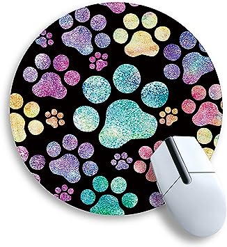 Cat Paw Round Mouse Pad Mouse Mat - Cute and Fun Desk Accessory