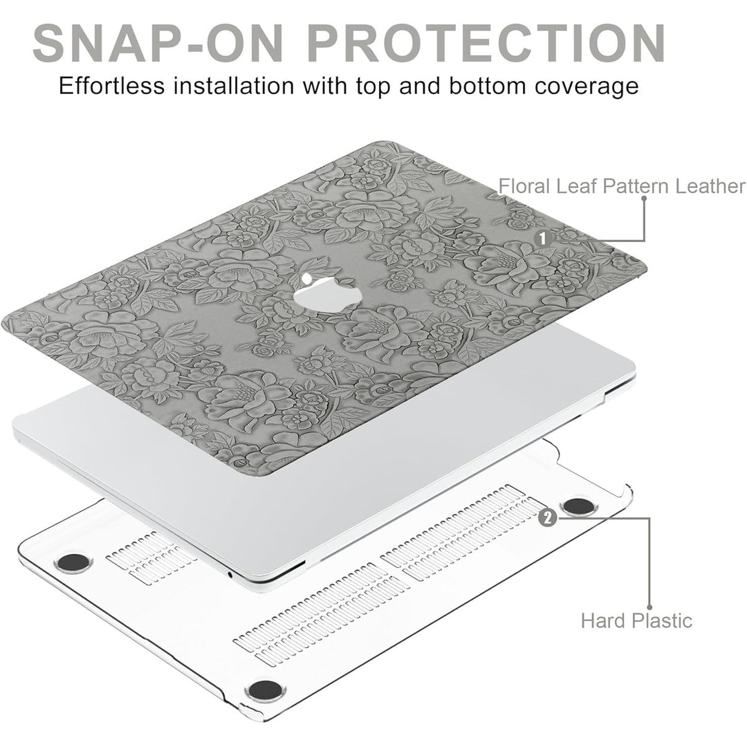 Floral Elegance MacBook Air 13.6 Case & Cover