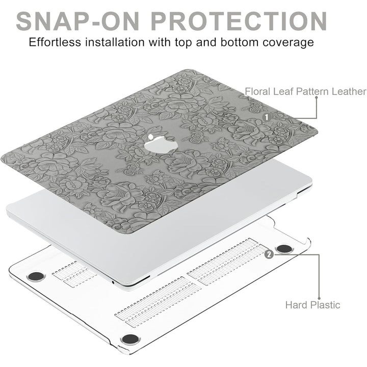 Floral Elegance MacBook Air 13.6 Case & Cover