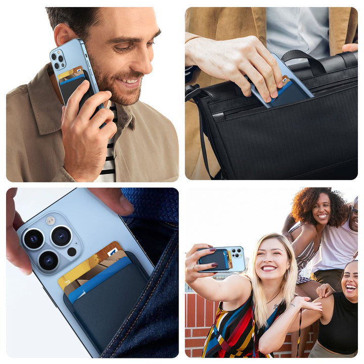 MagSafe Jet Wallet: Sleek Card Holder for iPhone - DOKUTRONIX