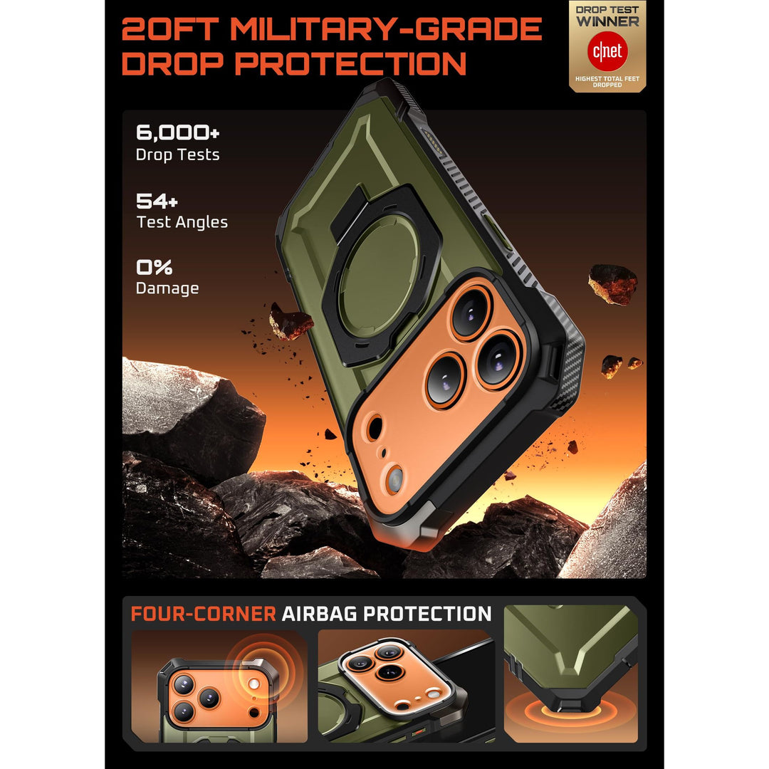 DesertGuard: MagSafe iPhone 17 Pro Max Case + Kickstand