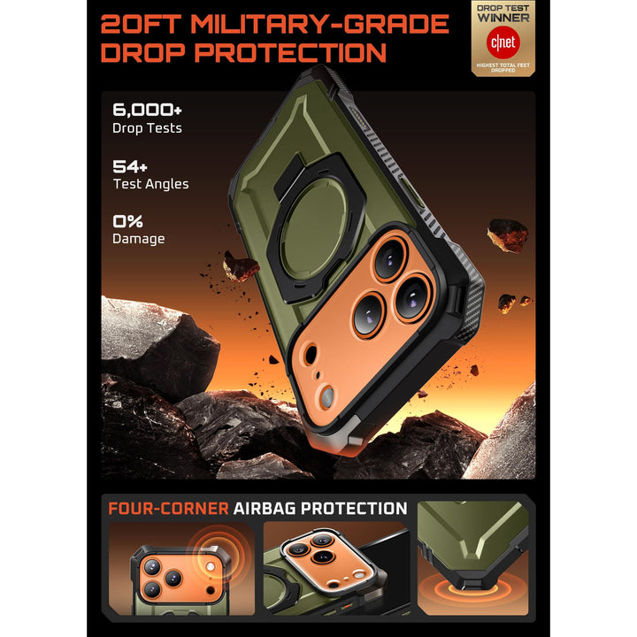 DesertGuard: MagSafe iPhone 17 Pro Max Case + Kickstand