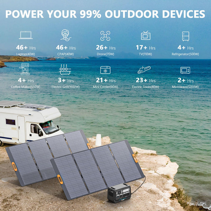 ALLWEI Solar Generator 280Wh