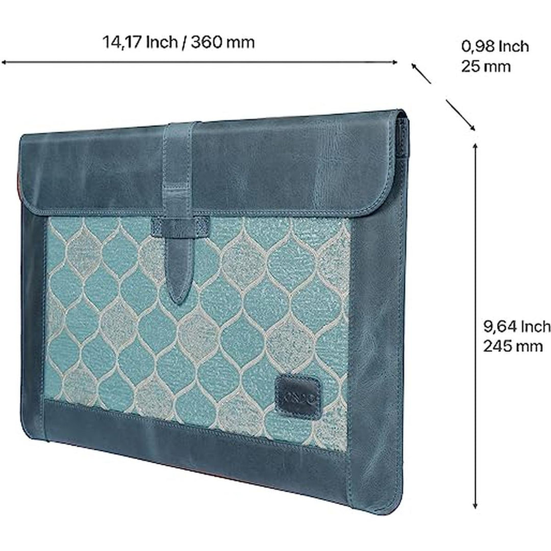 London Luxe Leather Sleeve for MacBook - 14/13/12.9 - DOKUTRONIX