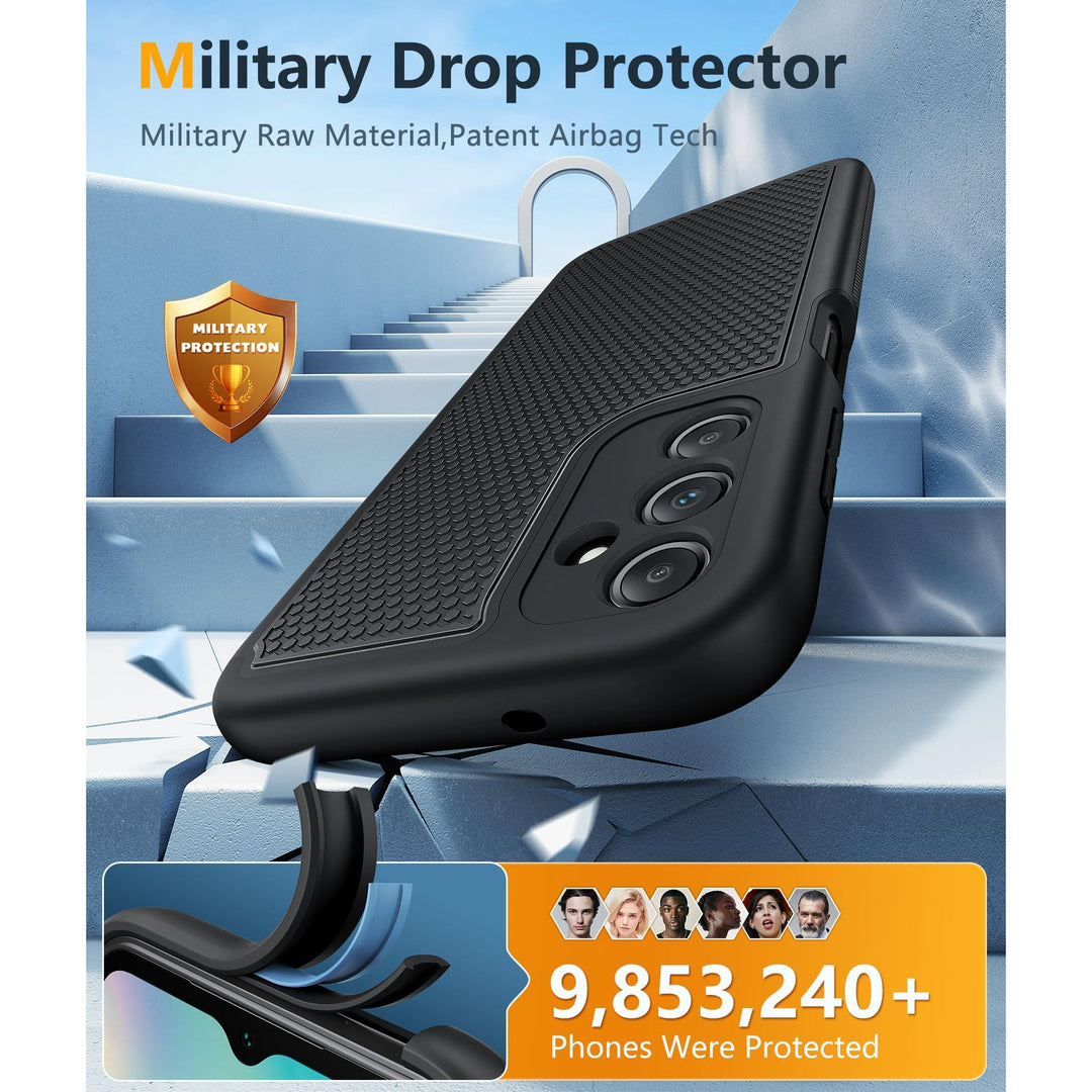 FNTCASE ArmorGuard A14 5G - Matte Black Shield - DOKUTRONIX