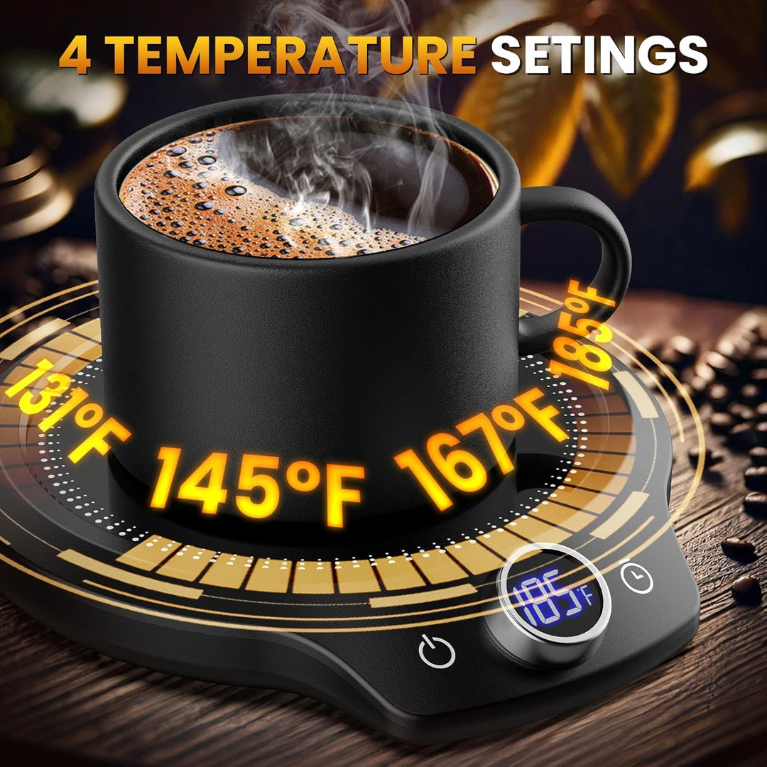 QuickHeat Mug Warmer - Adjustable Temp & Timer