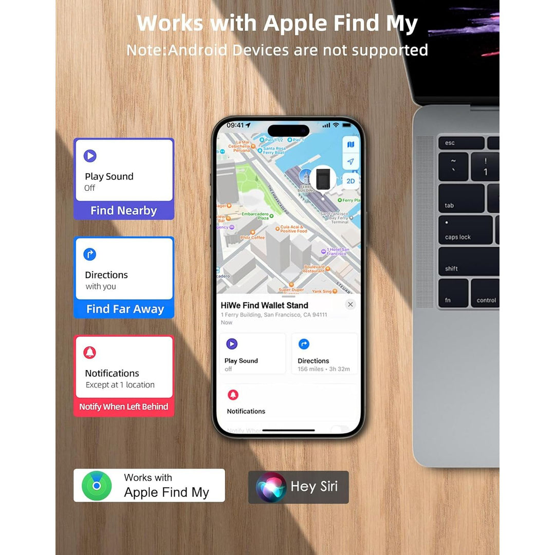Mag-Safe Wallet Stand with Find My - DOKUTRONIX
