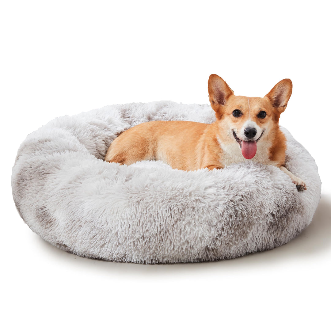WESTERN HOME Calming Donut Pet Bed – Fluffy & Cozy - DOKUTRONIX