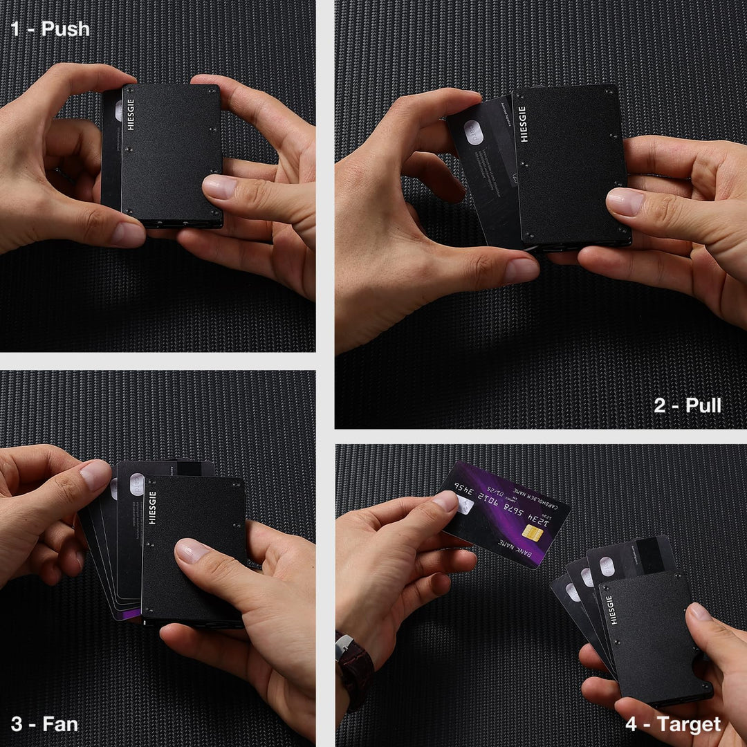 MagSafe Slim Wallet: RFID Metal Card Holder - DOKUTRONIX