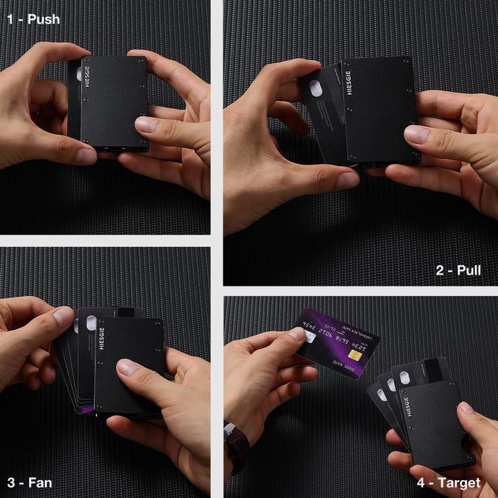 MagSafe Slim Wallet: RFID Metal Card Holder - DOKUTRONIX