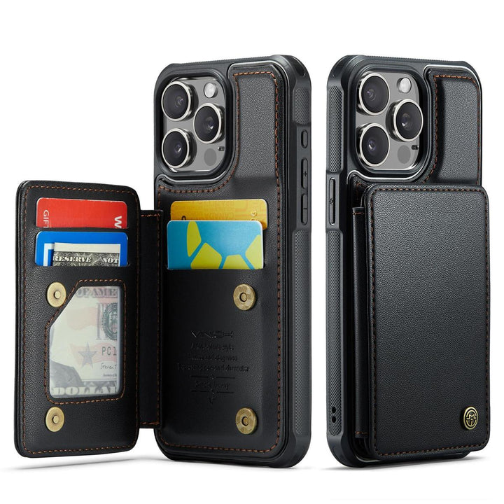 Vinich WalletPro for iPhone 12/12 Pro-Purple - DOKUTRONIX