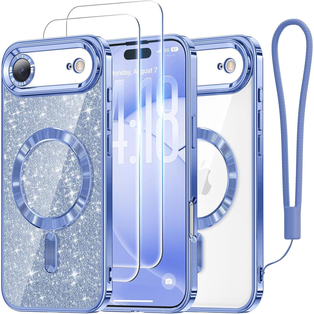 Cosmic Orange Glitter MagSafe Case for iPhone 17 Pro Max