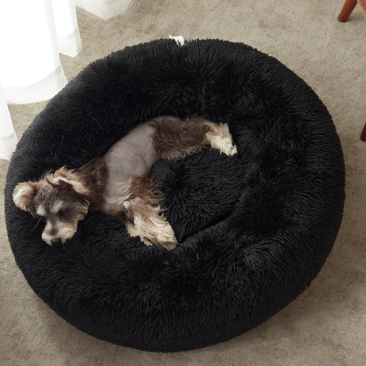 WESTERN HOME Calming Donut Pet Bed – Fluffy & Cozy - DOKUTRONIX